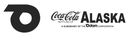 Coke-Cola bottlers of Alaska logo